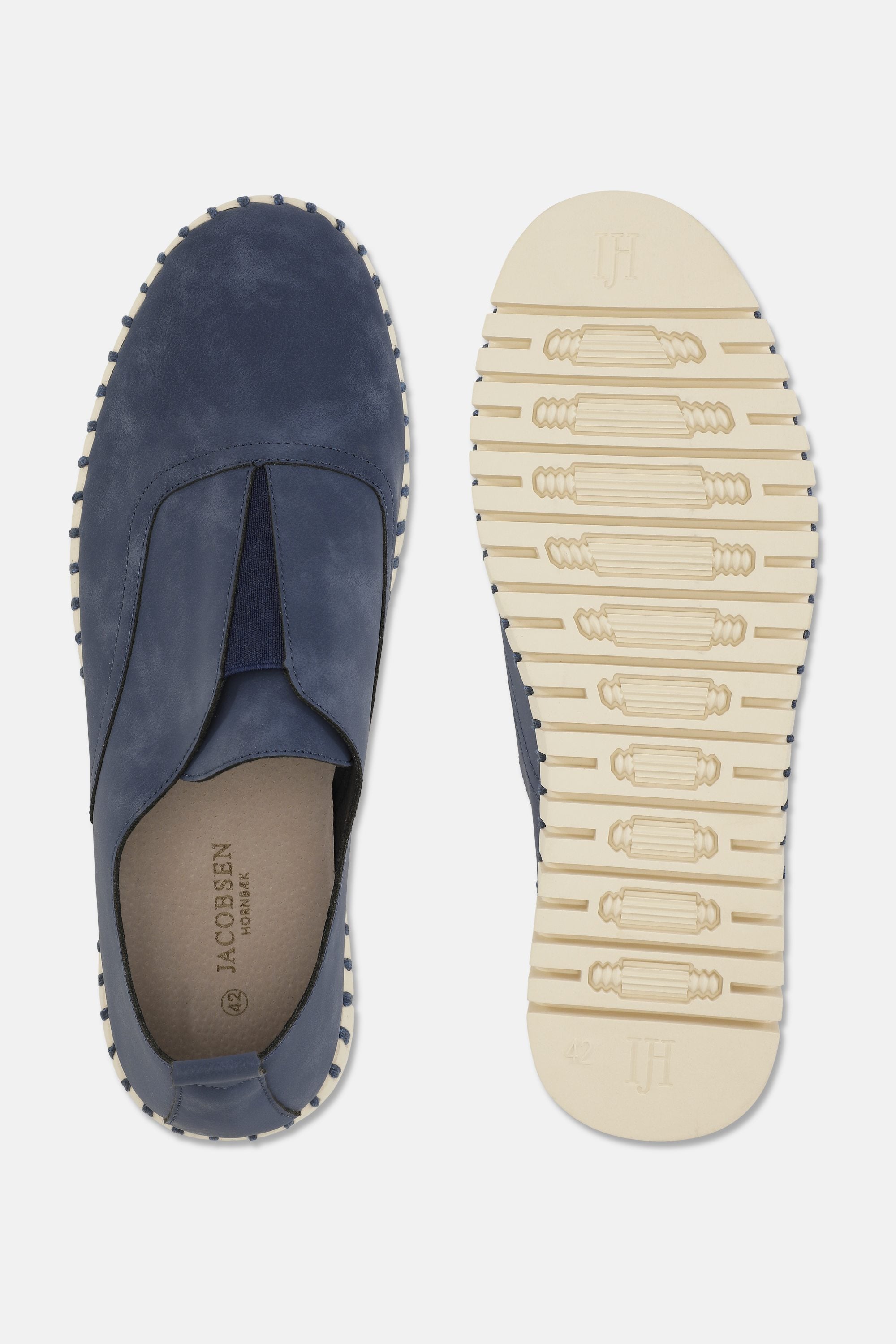 Bekväma Herrskor - Blue Greyness Pearled Ivory